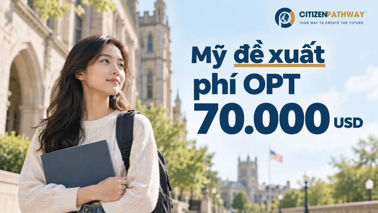 Mỹ đề xuất phí OPT 70.000 USD: Du học sinh F-1 và lựa chọn EB-5 cần cân nhắc gì?